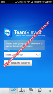 Masukkan ID TeamViewer