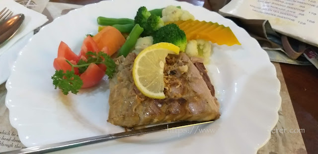 restorante delle mitre, grilled tuna belly