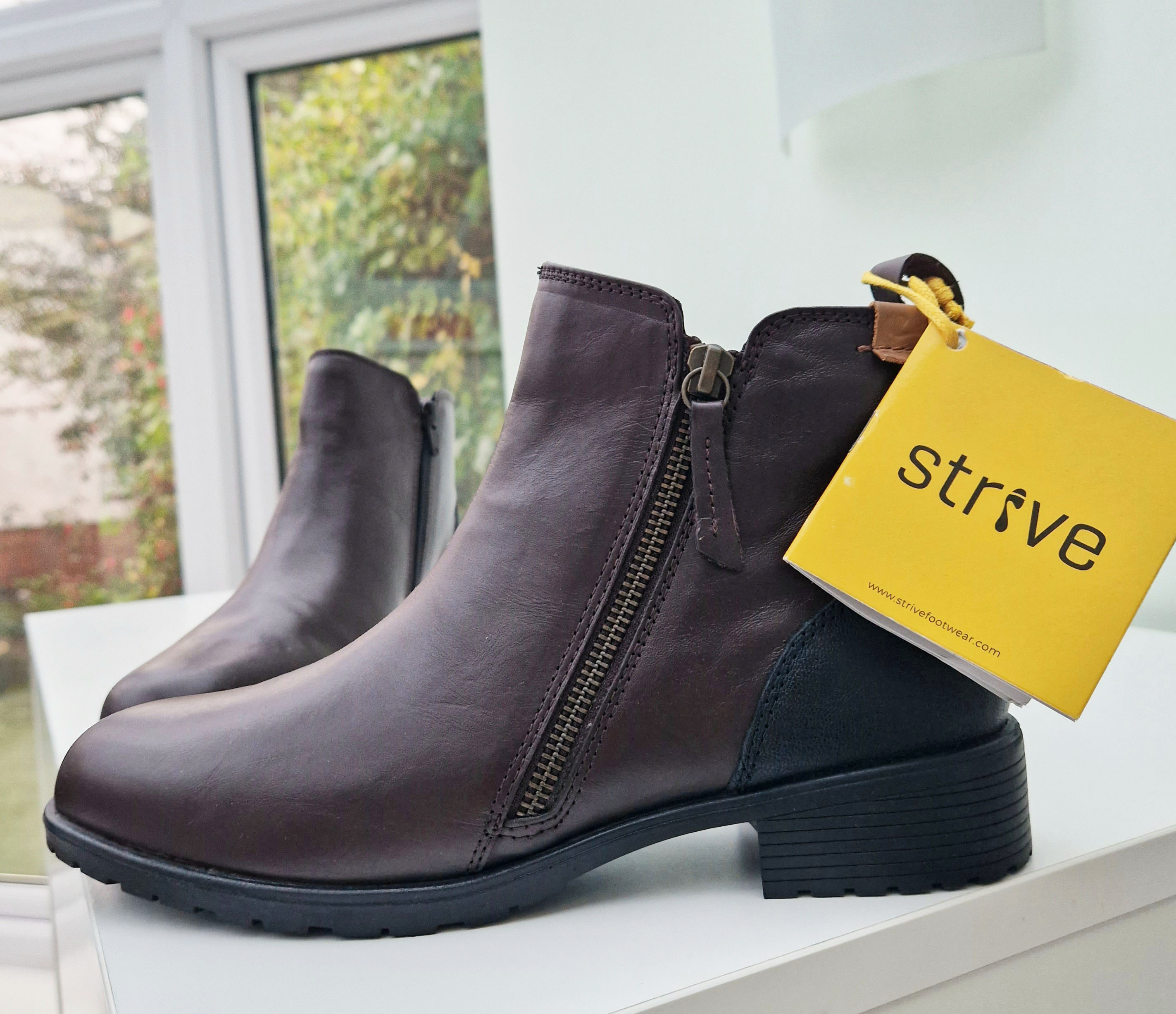 Strive Sandringham ankle boots in dark brown