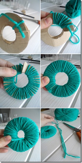 pompones-de-lana-preparando-el-pompom