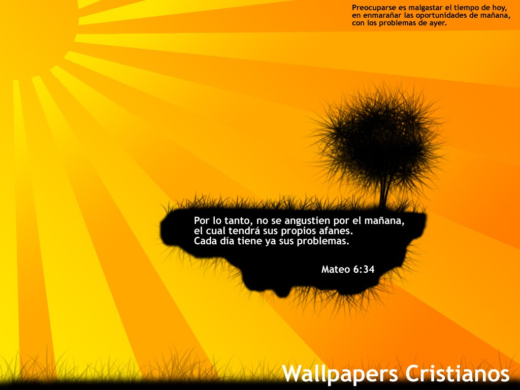 Mateo 6:34 | Wallpaper Cristianos