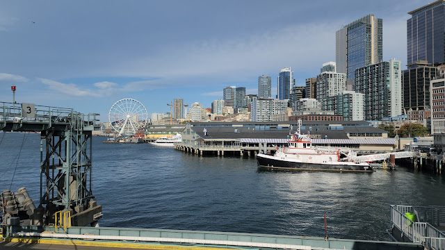 Beautiful Seattle from Pier 52 Seattle-Bremerton Ferry