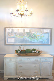 Sideboard Makeover using CeCe Caldwell's paint.  Tap to see more photos on the blog. www.lemonstolovelys.blogspot.com