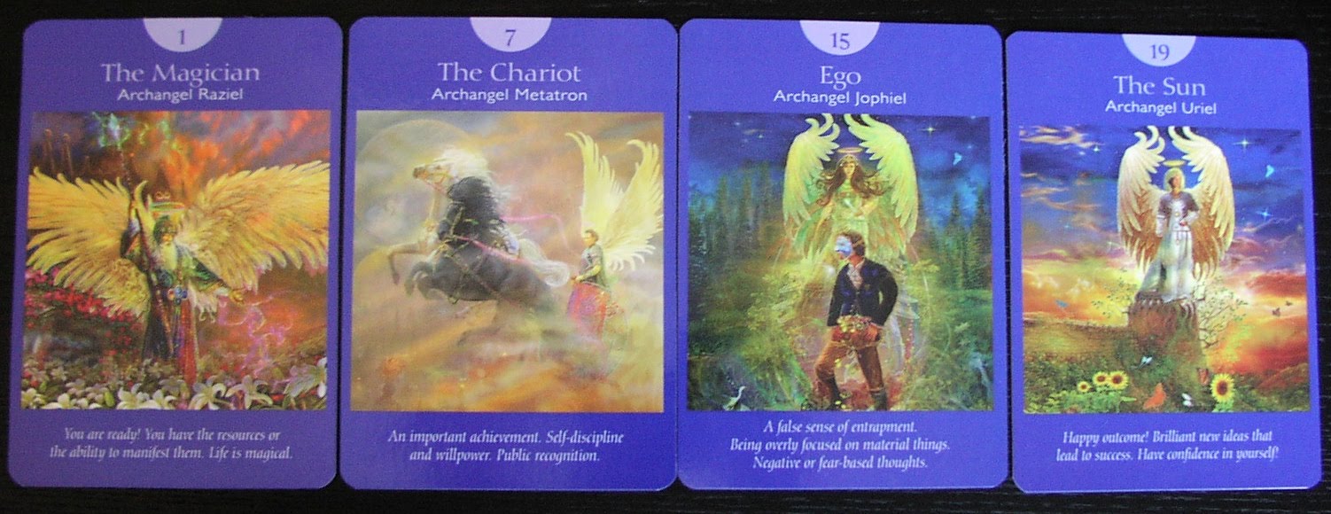 A Bad Witch S Blog Review Angel Tarot Cards By Doreen Virtue