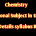 CHEMISTRY Optional Subject in UPSC