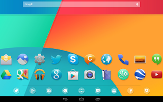 Download KitKat 4.4 Launcher Theme Apk