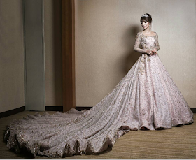 1baju kahwin amyra rosli tema princess fairy tale