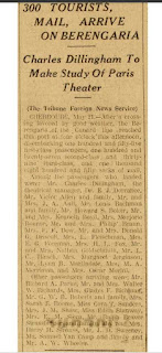 Chicago Tribune may 22 1923 Berengaria