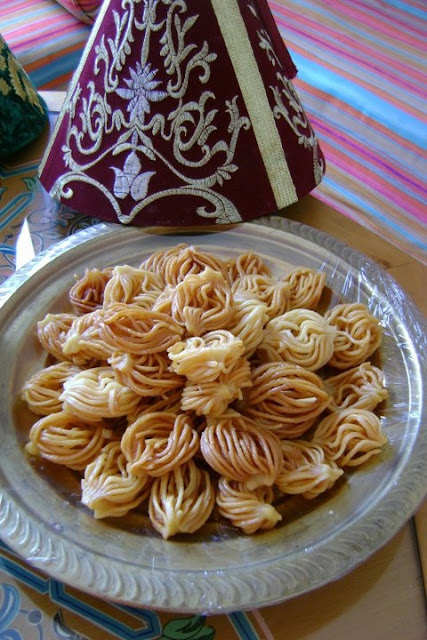 حلويات مغربية سهلة - طريقة تحضير بشنيخة بالصور 