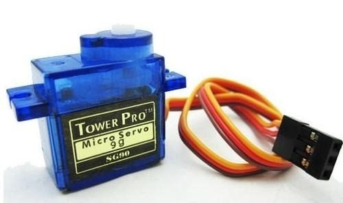 Servo motors are controlled by sending an electrical pulse width modulation (PWM) through the control wire. There is a minimum pulse, a maximum pulse, and a repetition rate. Servo can rotate approximately 180 degrees 90 in each direction.