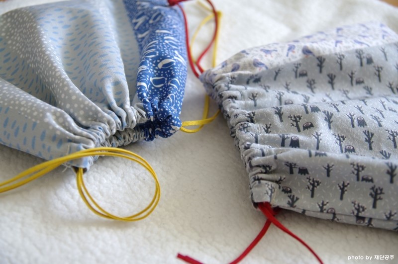 How to sew a simple bag with a drawstring. DIY Gift Idea!