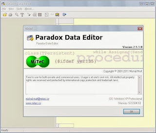 Paradox table viewer | Paradox table editor | edit Paradox table | Paradox | repair | edit
