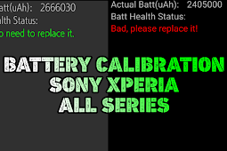 Cara Manual Untuk Kalibrasi Ulang Kapasitas Baterai Smartphone Sony Xperia Tanpa PC / Aplikasi