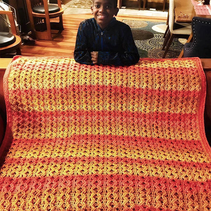 11-Year-Old Boy Learned How To Crochet At The Of Age Five And Is Now A Crocheting Prodigy