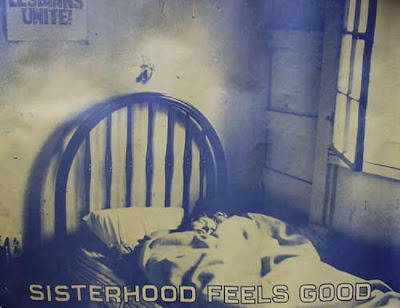 Sisterhood Feels Good poster from the 1970s