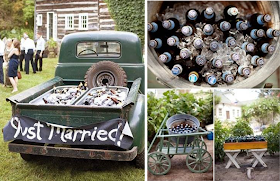 Ideas originales para enfriar las bebidas de boda