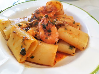 Paccheri De Cecco col sugo di mare rosso