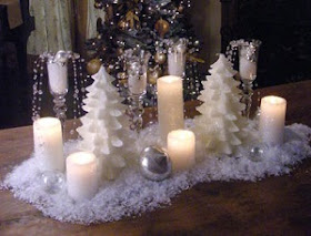 Velas decoradas para o Natal