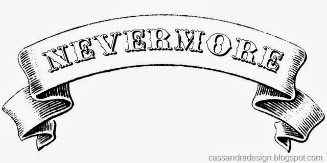 NEVERMORE 24IN BY 12IN TALL