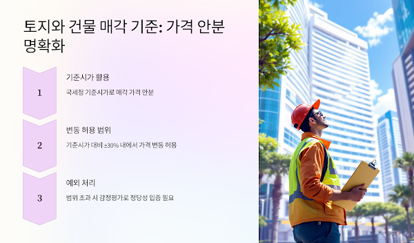 토지 건물 가격 안분 기준 설명
