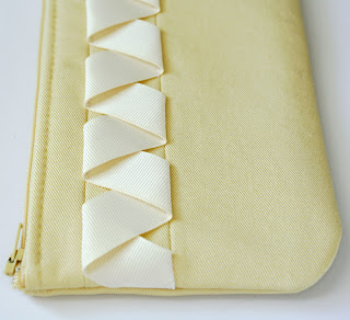 handmade zipper pouch