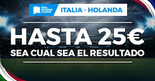 Paston promo Italia vs Holanda 14-10-2020