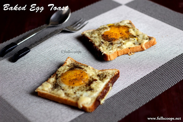 Baked Egg Toast