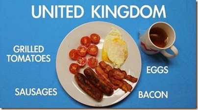 17 Countries X 17 Breakfast Sets - United Kingdom