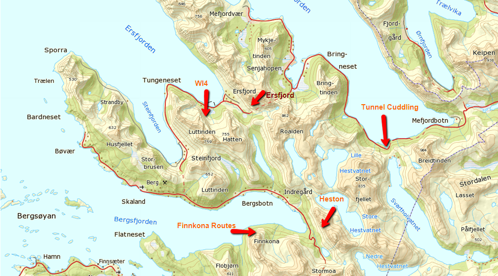 Senja norge karta