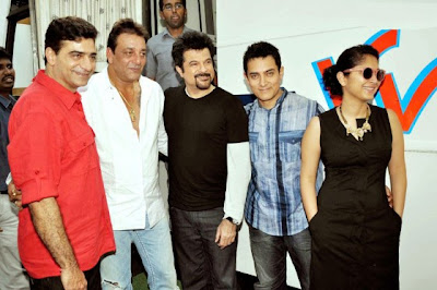 Double Dhamal Movie Launched Event with present of Anil Kapoor and Aamir Khan