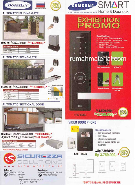 Harga Doorhan Automatic Sliding / Swing Gate