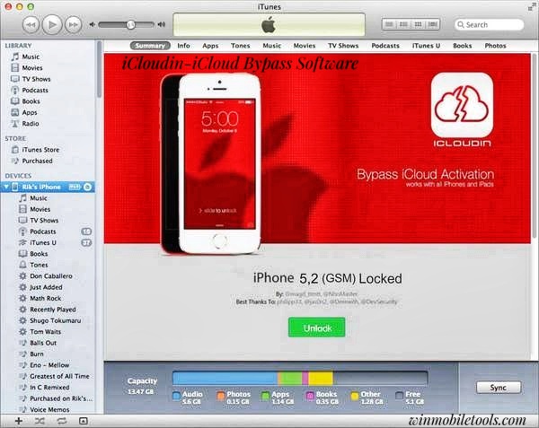 iCloudin V1.0.2 iCloud Bypass Software Latest Version Free Download