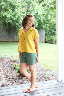 Mustard Yellow Camp Shirt // Willamette Wednesday // Sewing For Women // Hey June Willamette Shirt