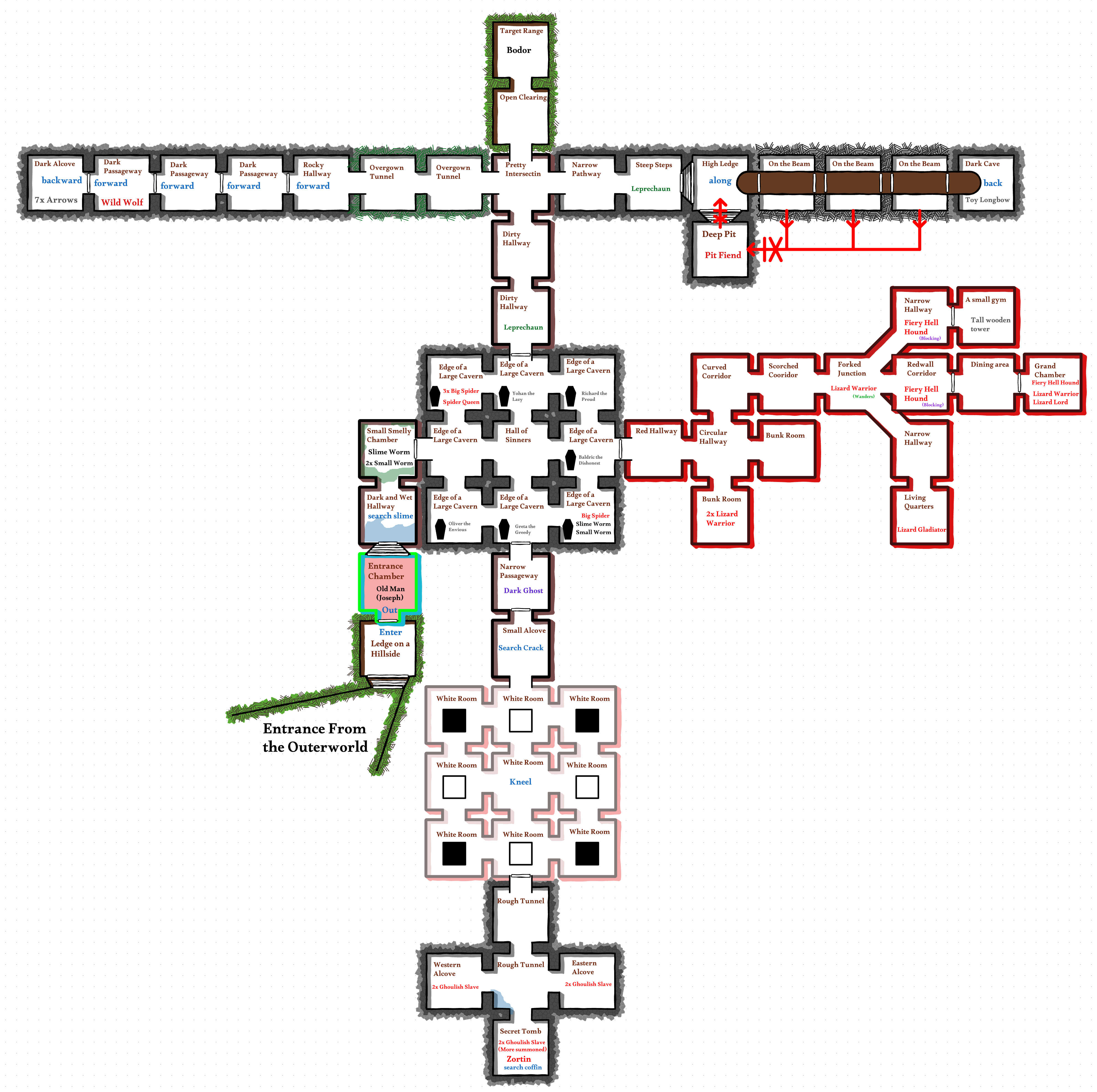 Map of Rainbow Cloak