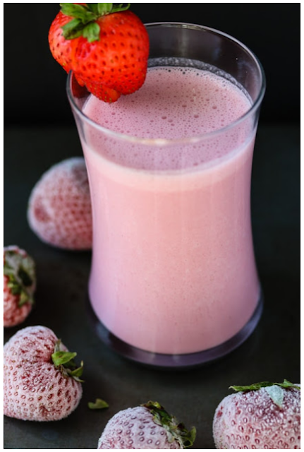 Easy Strawberry Cashew Milk {Dairy-Free}