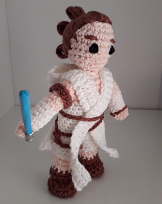 Rey Star Wars Amigurumi Crochê