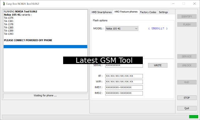 Latest Version HMD Device Easy Box Nokia Tool V0.062 With Loader