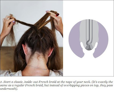 French braid updo hairstyles for medium hair