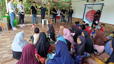 Idepreneurs dan Kantong Sayur Ajak Anak Anak Rumah Pintar Cigaru Maknai Peringatan HUT RI