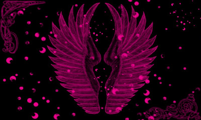 Angel Wings Violet Skin Theme