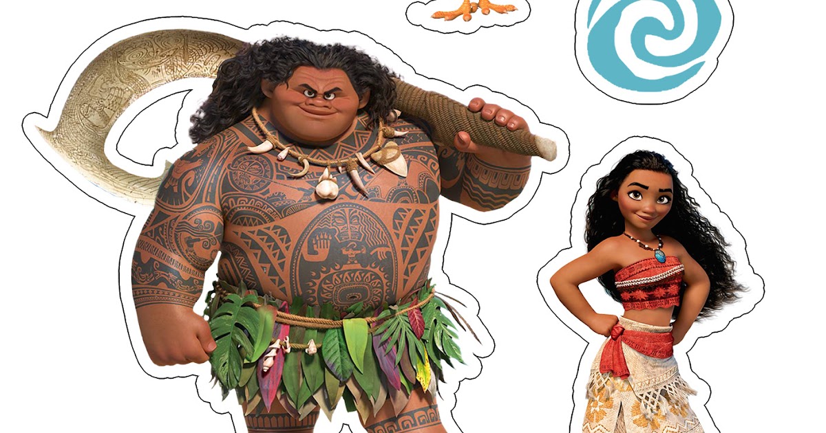 Moana Free Printable Cake Toppers Oh My Fiesta In English