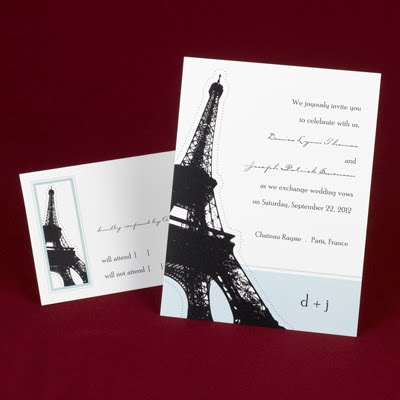 Perfect for your destination or Paris Themed Wedding