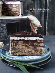 I Love Cake: Kek Batik Badam Berkrim