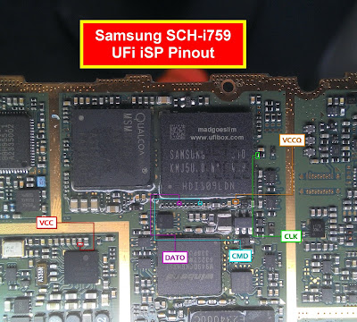 ISP PinOut Samsung SCH-I759