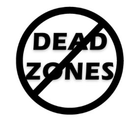 dead zones sign crossed out