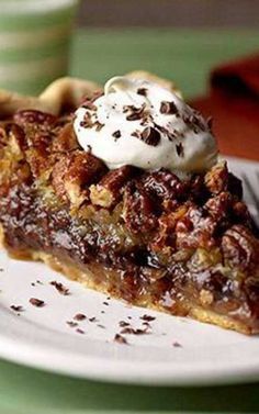 Millionaires Chocolate Pecan Pie 3 eggs1 cup light-colored corn syrup1/3 cup granulated sugar1/3 cup packed brown sugar1/3 cup butter or margarine
