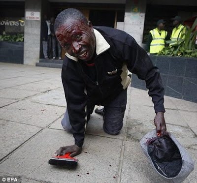  beaten and bloodied kenyan at the police attack on protesting civilians in nairobi on 16th of may 2016