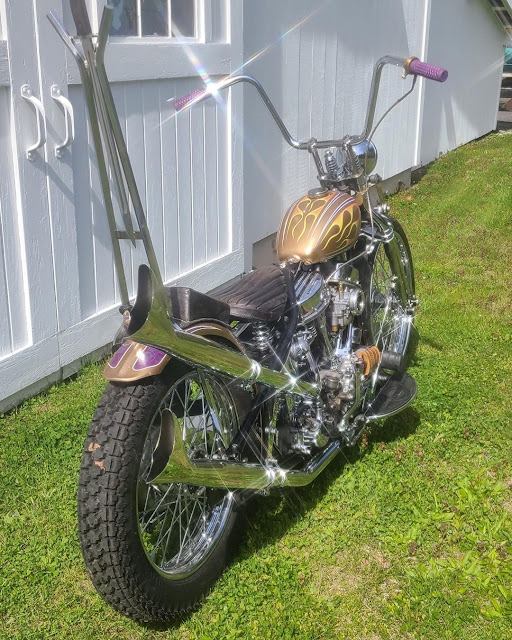 Harley Davidson Panhead By PlumbCycles Speed