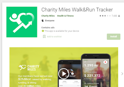 Charity miles