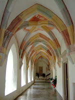 Decorated vaulting in the cloister